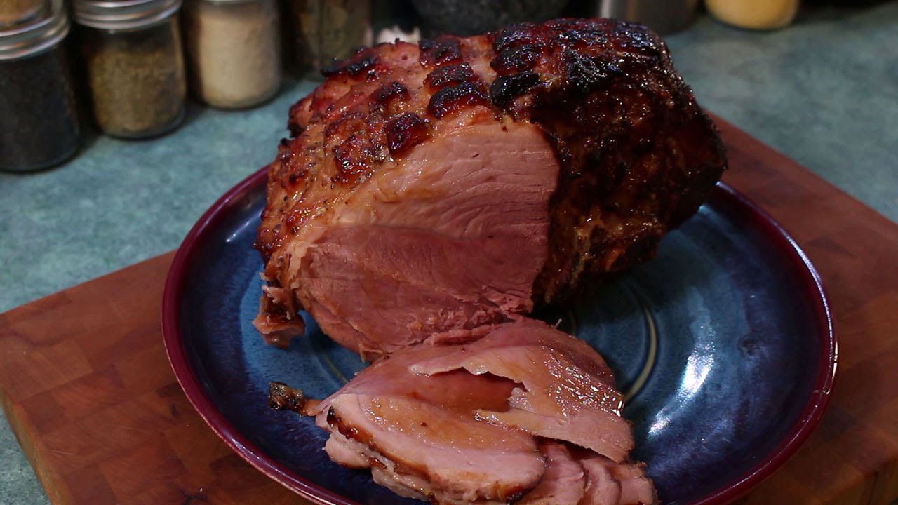 brown sugar mustard glazed ham - Article 1